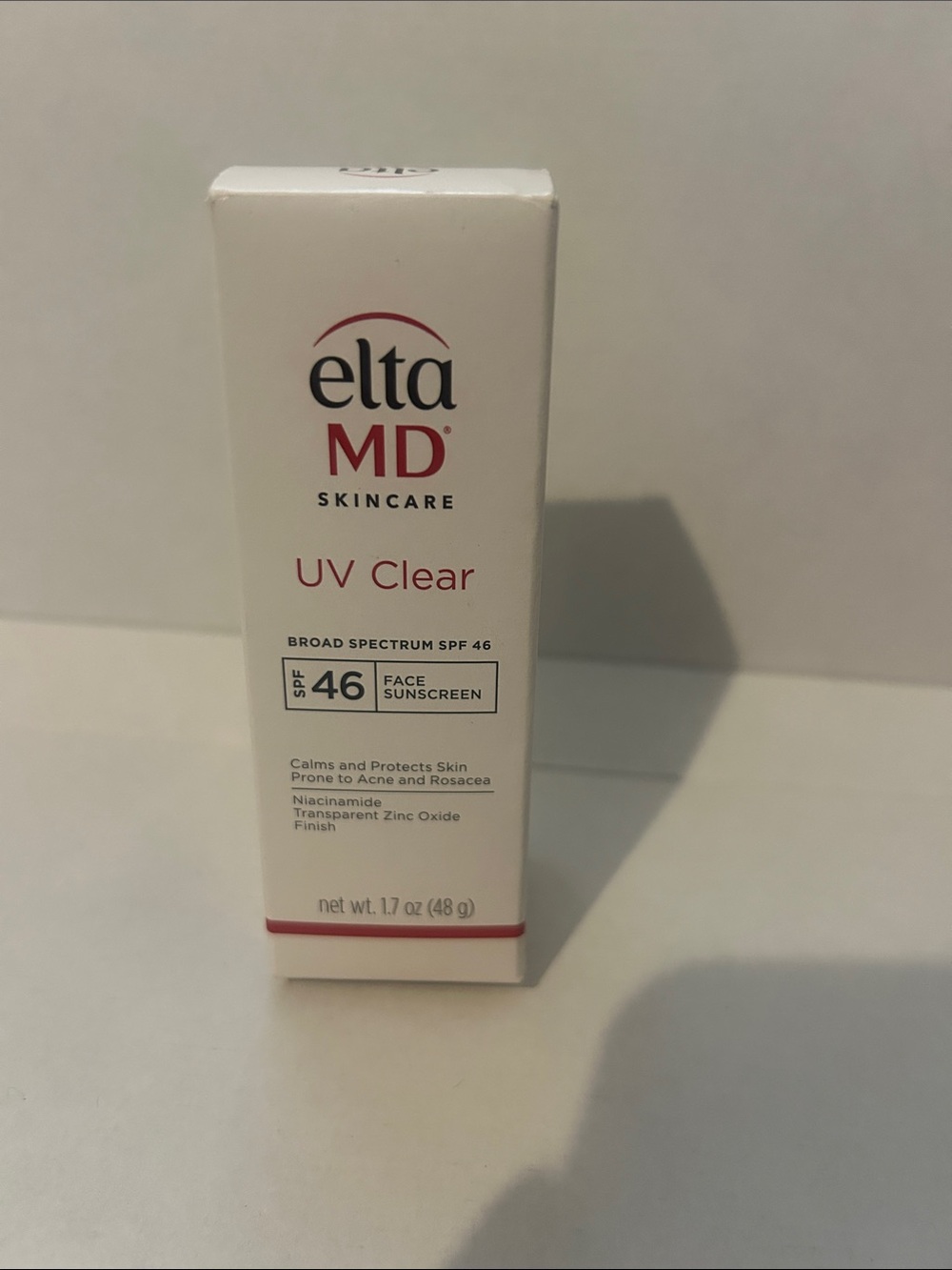 EltaMD UV Clear Face Sunscreen - White with Red Accents